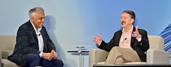 Raj Batra (left) and Tom Kelly at the Manufacturing in America event in Detroit, April 12, 2023. Raj Batra (left) and Tom Kelly at the Manufacturing in America event in Detroit, April 12, 2023.