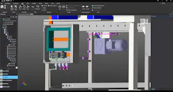 Cable routing design for a machine using Eplan’s Harness proD software. Cable routing design for a machine using Eplan’s Harness proD software.