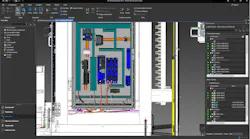 Panel layout in Eplan’s Harness proD software. Panel layout in Eplan’s Harness proD software.