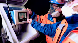 Agnico Eagle personnel analyze readings from Endress+Hauser’s Liquiline CM442 transmitter. Source: Endress+Hauser