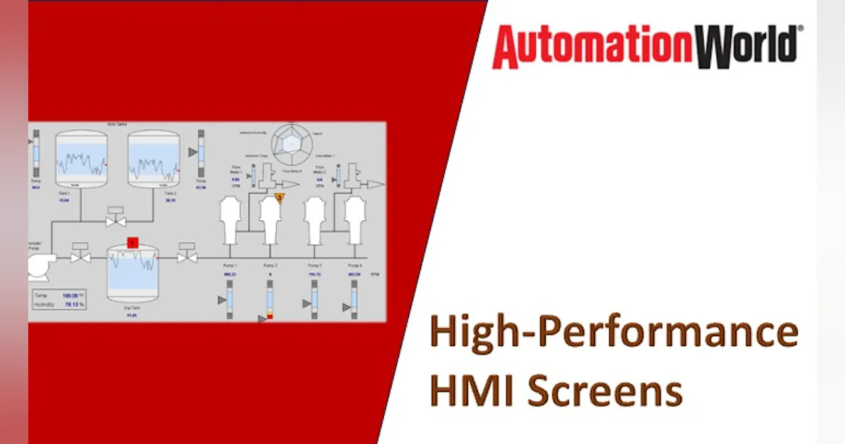 Hmi Screen For Testing Rig High-Performance HMI Screens | Automation World