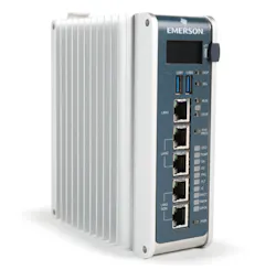 Emerson's RX3i CPL410 edge controller. Emerson's RX3i CPL410 edge controller.