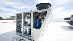 CaptiveAire manufactured Paragon roof top unit with the Danfoss compressor installed.