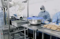 A Chef system in food tray assembly operations at Sunbasket. A Chef system in food tray assembly operations at Sunbasket.