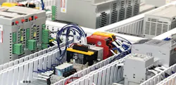 Building a control cabinet at Aerospec. Source: Aerospec. Building a control cabinet at Aerospec. Source: Aerospec.