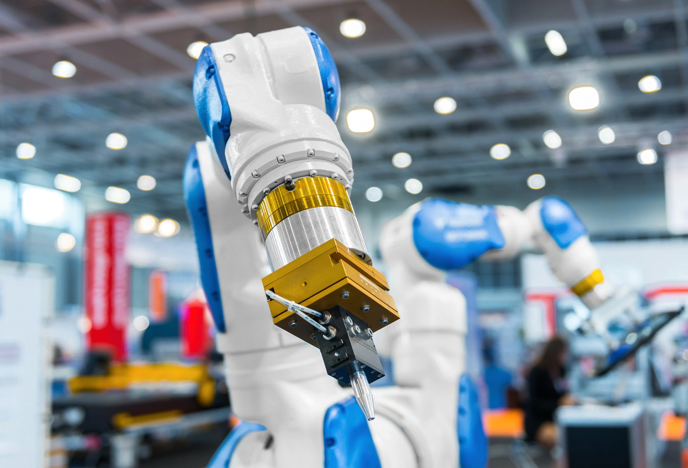 Xaba&rsquo;s xCognition enables a standard ABB IRB4600 robot to perform high-accuracy drilling operations.