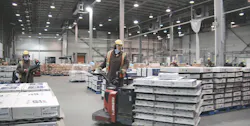 Shipping operations at Maple Leaf Foods. Source: Hitachi. Shipping operations at Maple Leaf Foods. Source: Hitachi.