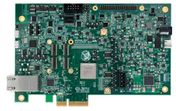 Hailo-8 evaluation board with PCIe edge connector, Gigabit Ethernet, audio, USB ports, I2C & UART interfaces, GPIO as well as two MIPI CSI camera interfaces. Hailo-8 evaluation board with PCIe edge connector, Gigabit Ethernet, audio, USB ports, I2C & UART interfaces, GPIO as well as two MIPI CSI camera interfaces.