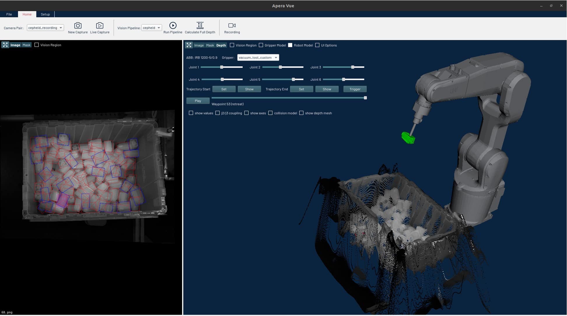 A pre-deployment simulation environment ensures that the combination of robot, gripper, objects and operating environment will perform as expected.