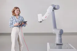 GoFa 12 cobots offer tool center point speeds of up to two meters per second with 0.02-millimeter repeatability. Source: ABB Robotics GoFa 12 cobots offer tool center point speeds of up to two meters per second with 0.02-millimeter repeatability. Source: ABB Robotics