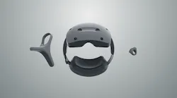 Sony’s XR head-mounted display and controllers. Source: Sony. Sony’s XR head-mounted display and controllers. Source: Sony.