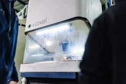 While Voxel’s original PECM system didn’t support the volumes needed to scale, it continues to serve as a valuable tool for proof of concept or smaller product runs. While Voxel’s original PECM system didn’t support the volumes needed to scale, it continues to serve as a valuable tool for proof of concept or smaller product runs.