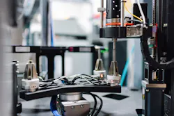 The inspection relies on Micro Epsilon optical gauges and precision motion from a Beckhoff AM8100 servomotor to ensure high product quality. (© Beckhoff, 2024) The inspection relies on Micro Epsilon optical gauges and precision motion from a Beckhoff AM8100 servomotor to ensure high product quality. (© Beckhoff, 2024)