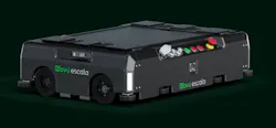 Movu’s escala autonomous mobile robots have a 50 kg payload capacity. Movu’s escala autonomous mobile robots have a 50 kg payload capacity.