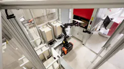 The Trichosafe packaging area at Biocare with the Kassow Robots' KR1205 in action. Source: Kassow Robots. The Trichosafe packaging area at Biocare with the Kassow Robots' KR1205 in action. Source: Kassow Robots.
