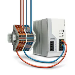 Figure 1. Today’s control cabinets demand space-saving components; power distribution terminals have met this challenge. Source: Phoenix Contact Figure 1. Today’s control cabinets demand space-saving components; power distribution terminals have met this challenge. Source: Phoenix Contact