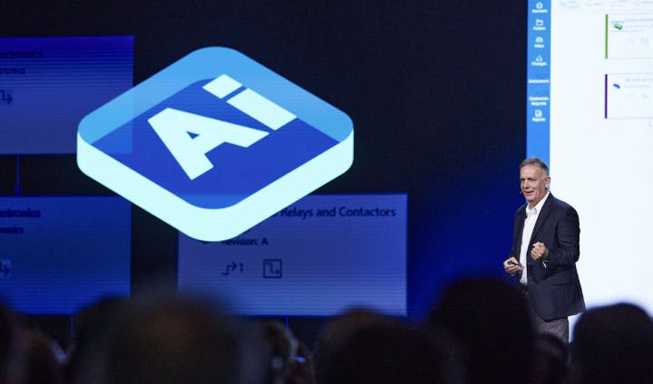 Tony Hemmelgarn, president and CEO, Siemens Digital Industries Software, at RealizeLive Americas 2024.