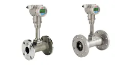 ABB Vortexmaster (left) and Swirlmaster flowmeters. ABB Vortexmaster (left) and Swirlmaster flowmeters.