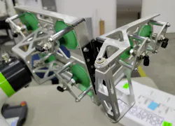 EoAT on a case erector robot. EoAT on a case erector robot.