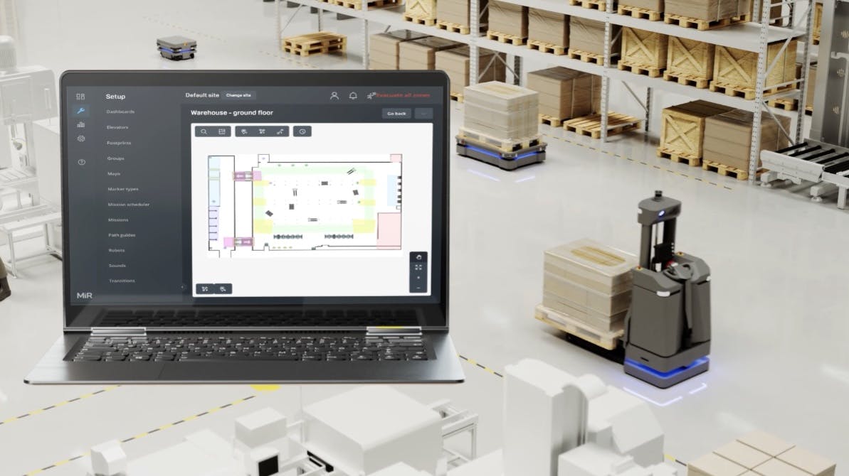 MiR Autonomous Mobile Robot Software