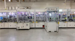 The Automation NTH device assembly system based on Rockwell Automation MagneMover Lite.