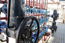 valves in a processing facility valves in a processing facility