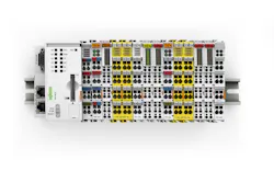 Wago’s 750 controller with system integrated remote I/O. Wago’s 750 controller with system integrated remote I/O.