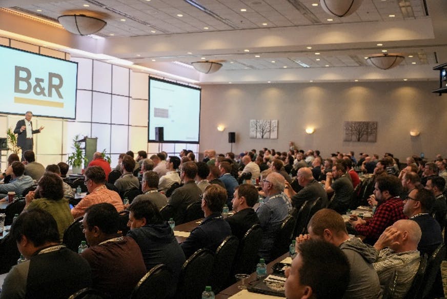 B&R's CTO Florian Schneeberger at AutomationCON