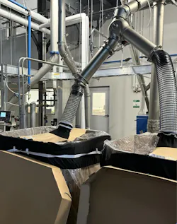 Pellet production at the new Premix facility Pellet production at the new Premix facility