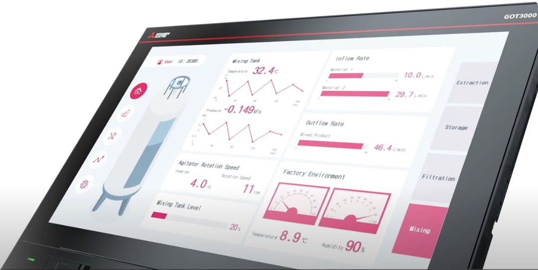 Mitsubishi Electric GOT3000 HMI