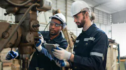 industrial maintenance technicians assessing equipment industrial maintenance technicians assessing equipment