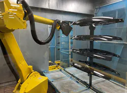 Robotic painting process Robotic painting process