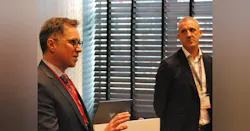 Honeywell's Carlos Villa (left) and Danfoss's John Conboy Honeywell's Carlos Villa (left) and Danfoss's John Conboy