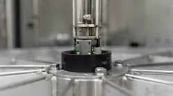 part-detection sensors inside a turntable parts washer part-detection sensors inside a turntable parts washer