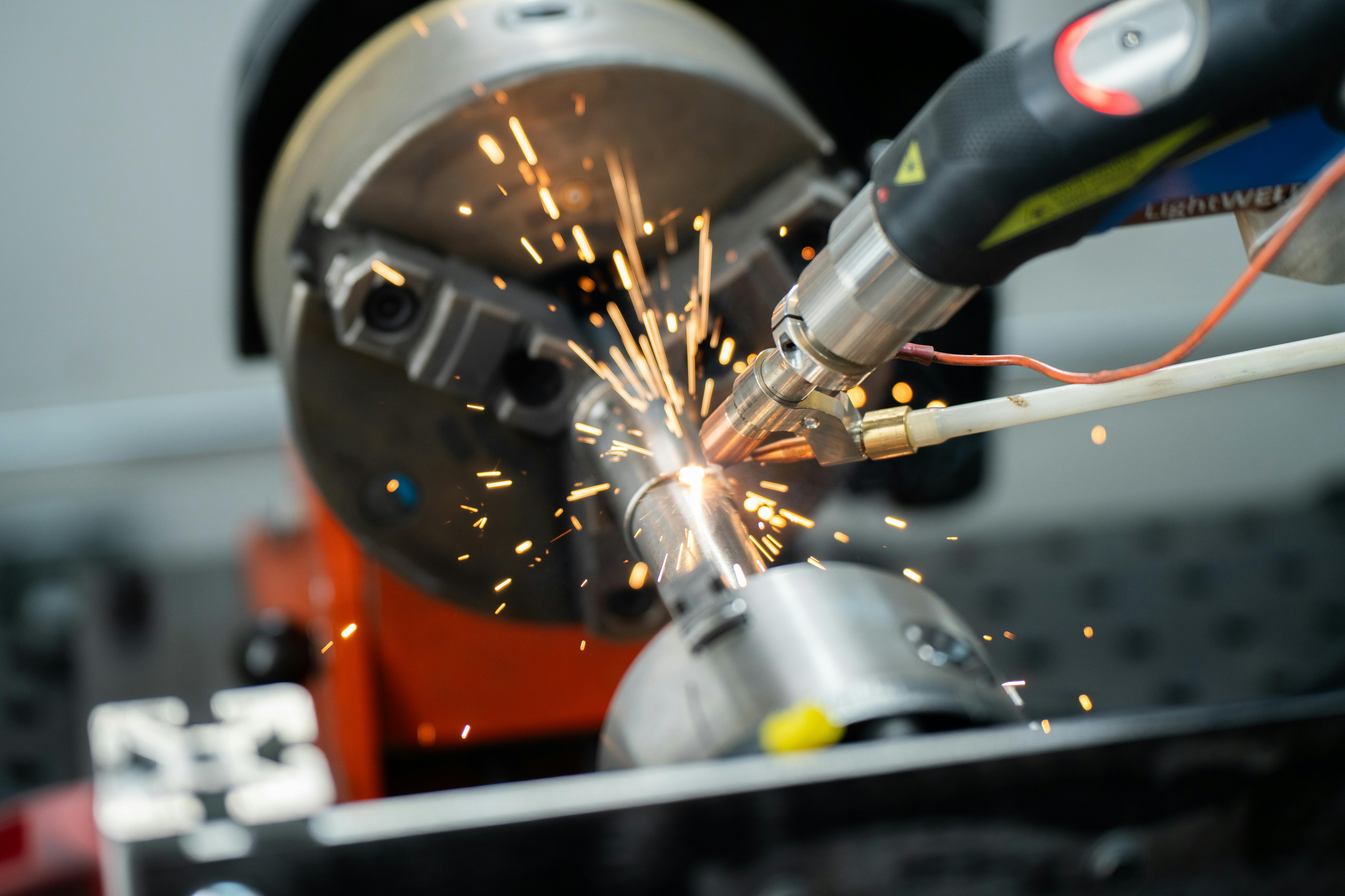 collaborative robotic welding system at West Coast Manufacturing