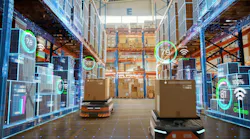 AMRs in warehouse
