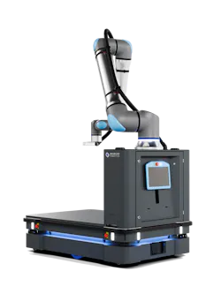 combined 6-DoF robot arm and autonomous mobile robot combined 6-DoF robot arm and autonomous mobile robot
