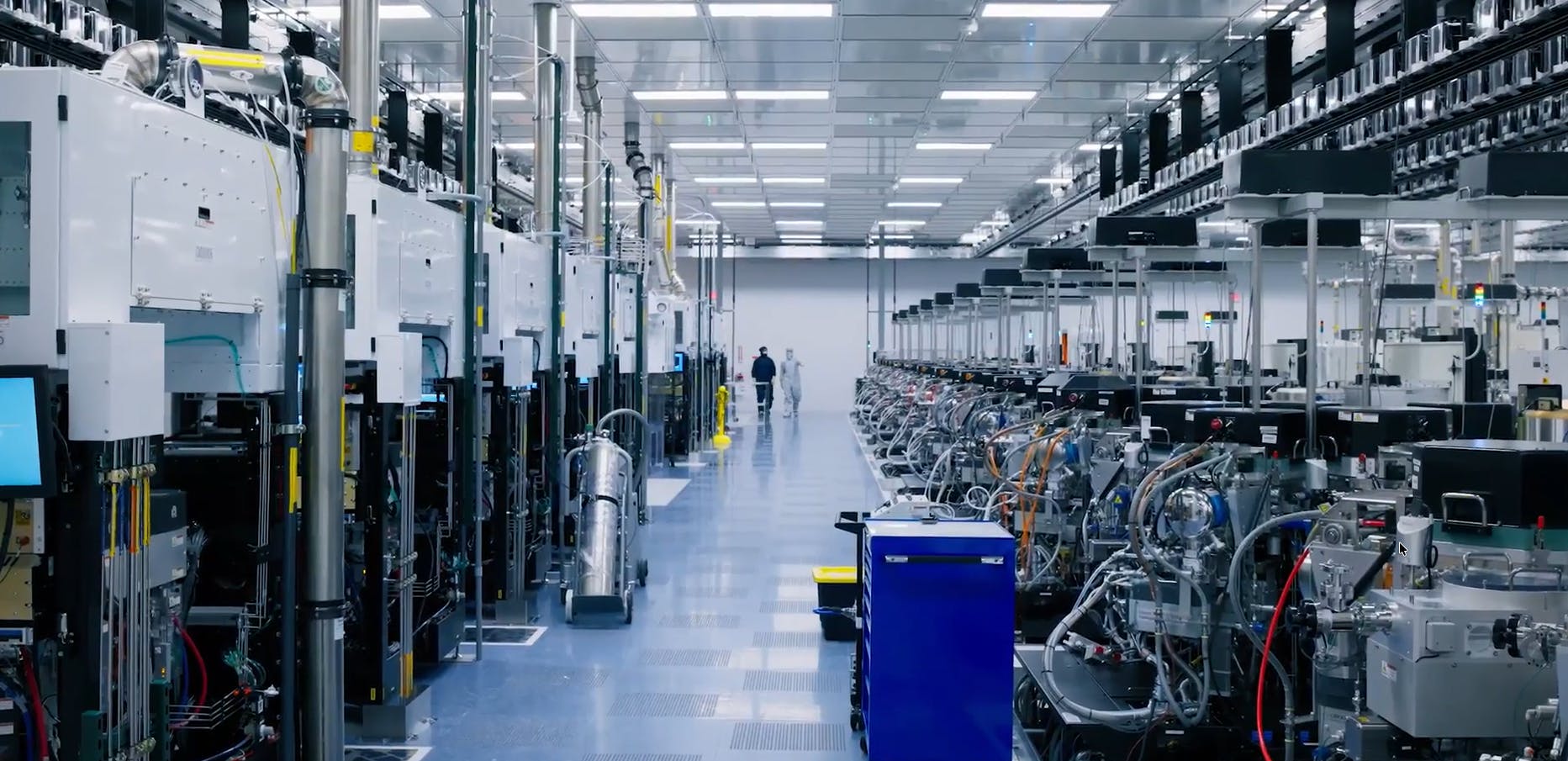 Inside a Wolfspeed production facility