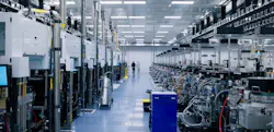 Inside a Wolfspeed production facility Inside a Wolfspeed production facility