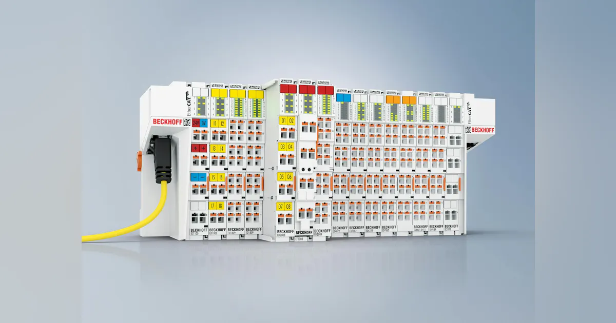 Beckhoff’s New EtherCAT Terminals Modernize the Industrial I/O Format ...