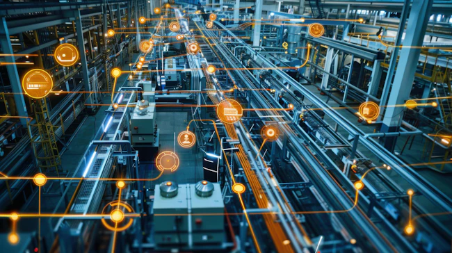 connected data in factory
