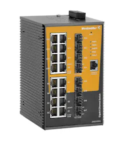 Weidmuller’s AdvancedLine series of managed switches Weidmuller’s AdvancedLine series of managed switches