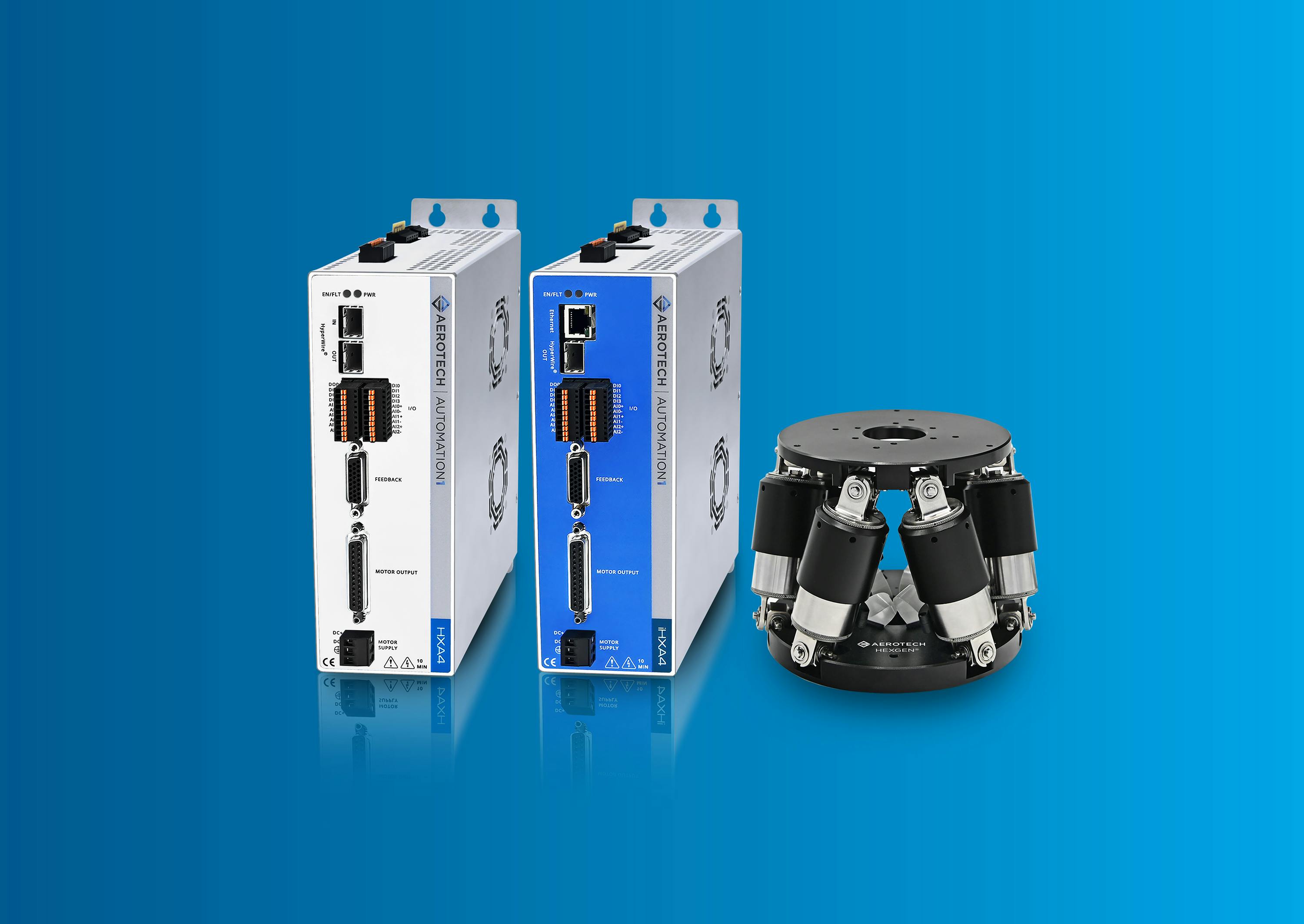 Aerotech Automation1-HXA4 and Automation1-iHXA4 Hexapod Compact Drives