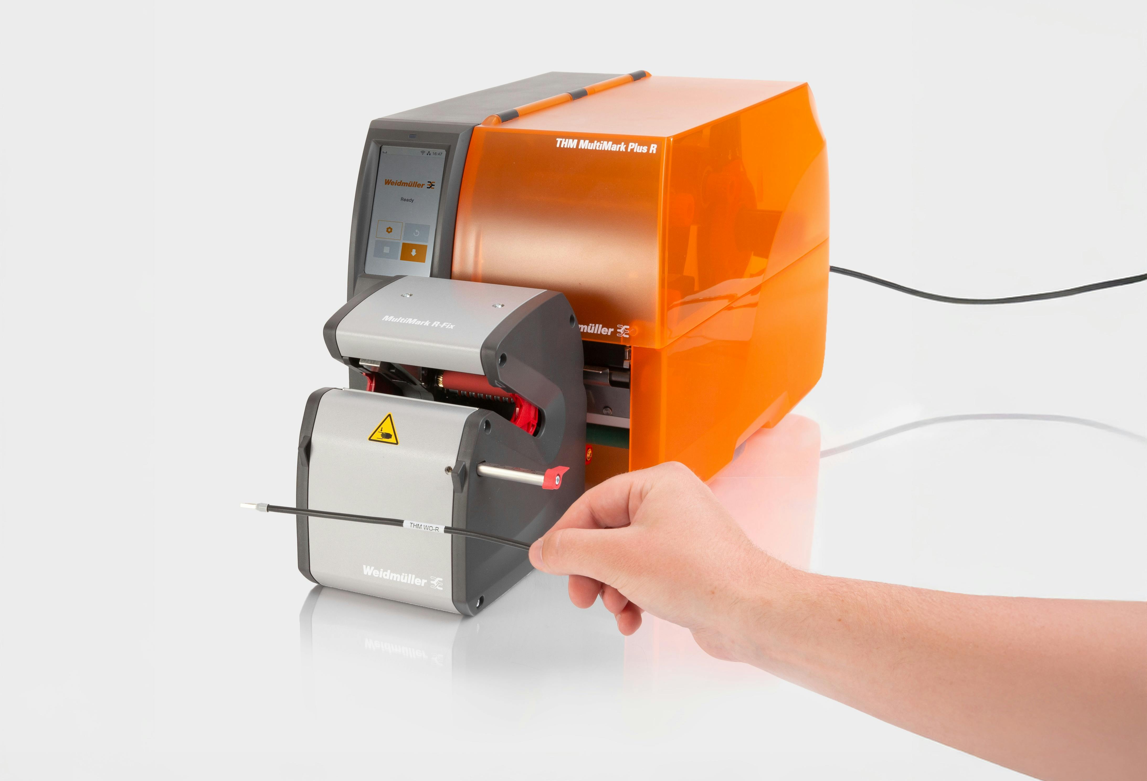 Weidmuller THM MultiMark Plus R Printer and MultiMark R-Fix Applicator