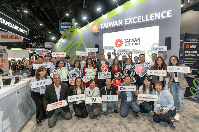 Featuring 23 exhibitors, the Taiwan Excellence Pavilion presented next-generation solutions in edge AI, robotics, industrial networking, and smart manufacturing infrastructure.