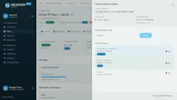 Nexigon fleet management platform Web interface.
