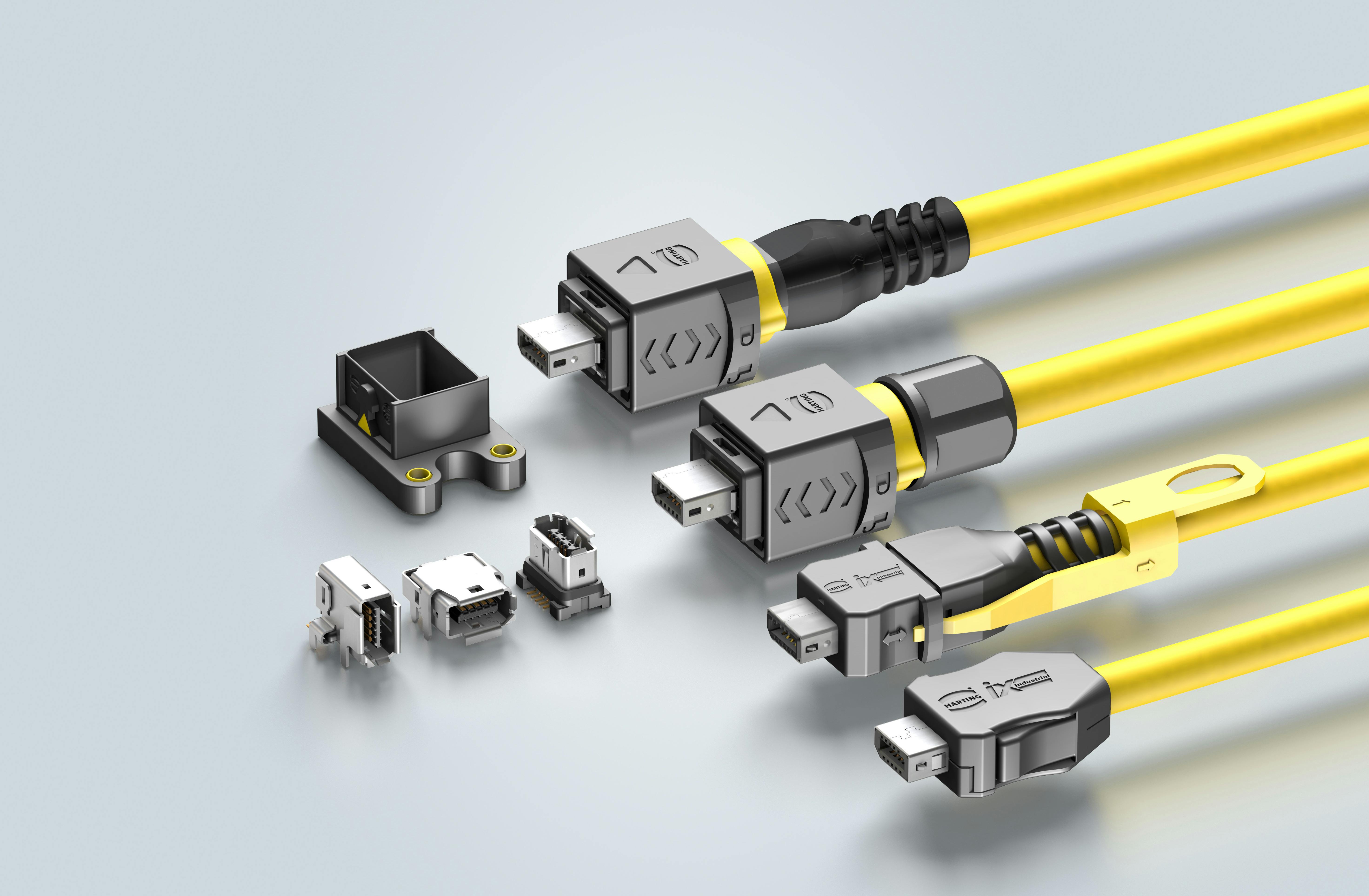 Numerous designs and IP protection classes make ix Industrial a universal network interface for industrial devices.